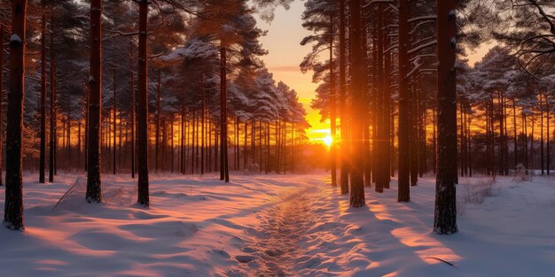 beautiful-winter-snowy-natural-landscape-sunset_76964-31197